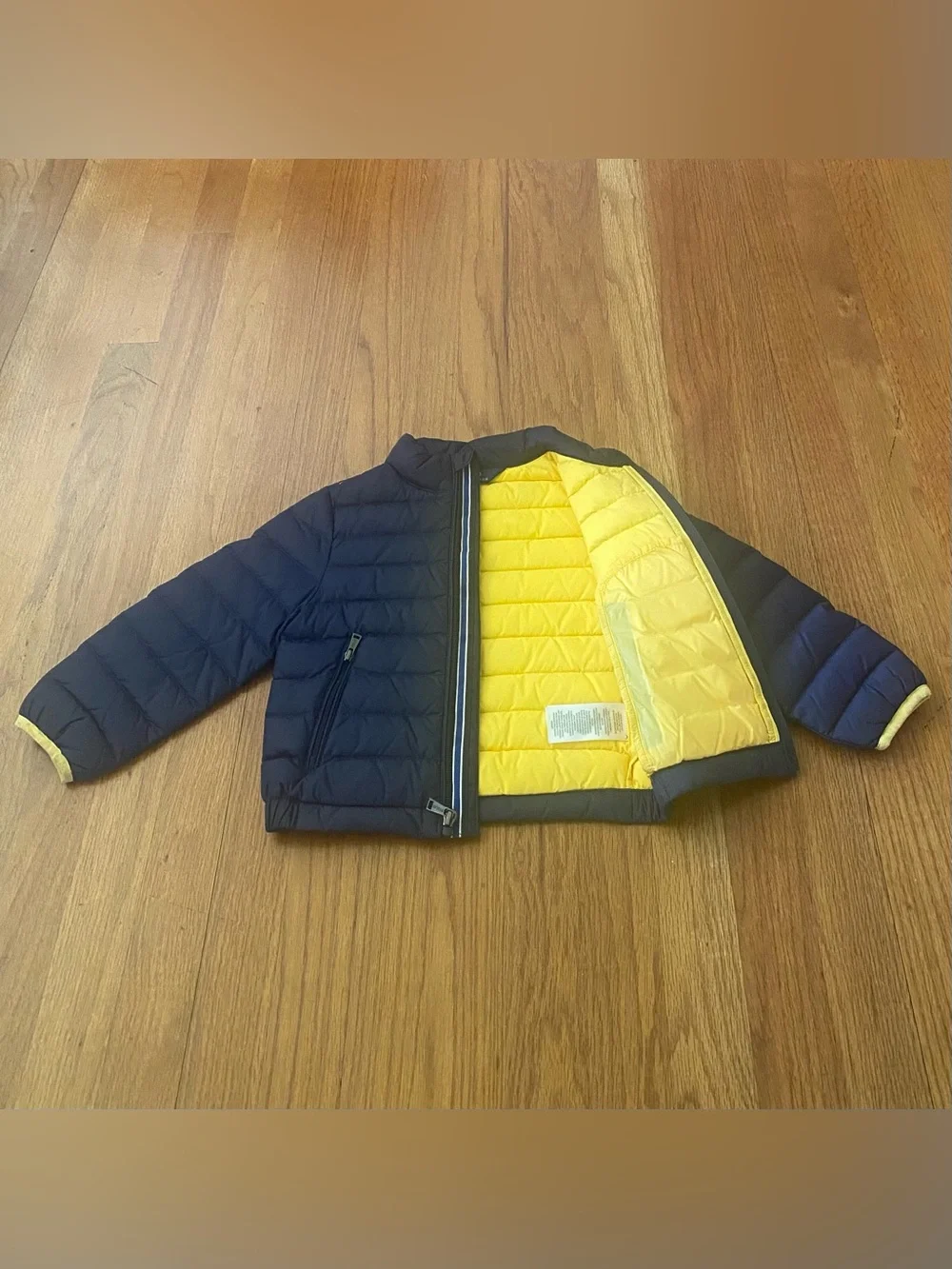 Ralph Lauren Navy Colden Packable Down Quilted Jacket